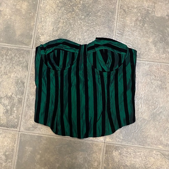 Natori Vintage Striped Corset - Picture 1 of 5